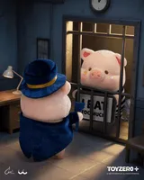 TOYZEROPLUS LuLu the Piggy LuLuLand - Billionaire Lu Plush Keychain - LuLu The Piggy - photo 2