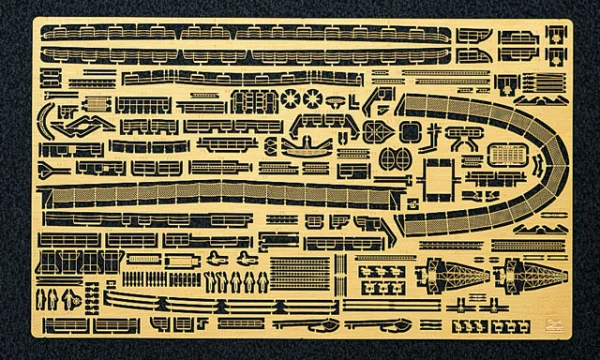 Hasegawa [QG20] 1:350 ANTARCTICA OBSERVATION SHIP SOYA ANTARCTICA OBSERVATION 2nd CORPS ETCHING PARTS - Kit Accessories