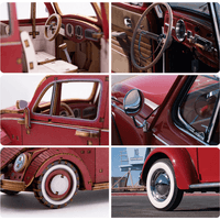 wa-gu-mi Volkswagen Type 1 Beetle RED 6