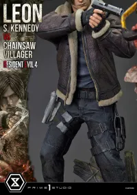 Prime 1 Studio Ultimate Premium Masterline Resident Evil 4 Leon S. Kennedy versus Chainsaw Villager Bonus Version - Video Games - photo 14