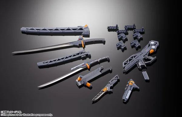 WEAPON SET FOR EVANGELION Neon Genesis Evagelion, Bandai Spirits METALBUILD