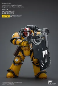 JOYTOY Imperial Fists Legion MkIII Breacher Squad Sergeant with Thunder Hammer - Warhammer 40K - photo 8