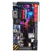 Kowloon Walled City 2049 Book Nook Kit 3