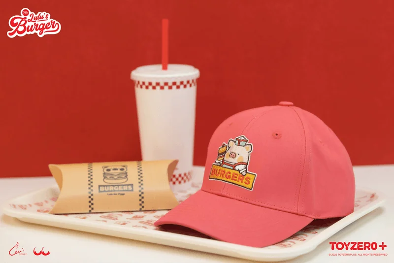 TOYZEROPLUS LuLu The Piggy Burger - Red Cap (Bun's exclusive) - LuLu The Piggy