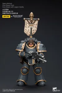 JOYTOY Space Wolves Grey Slayer Pack Grey Slayer With Legion Vexilla - Warhammer 40K - photo 1