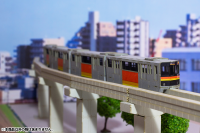 1/150 Scale  Tama Intercity Monorail Series 1000 Paper kit（4cars） 3
