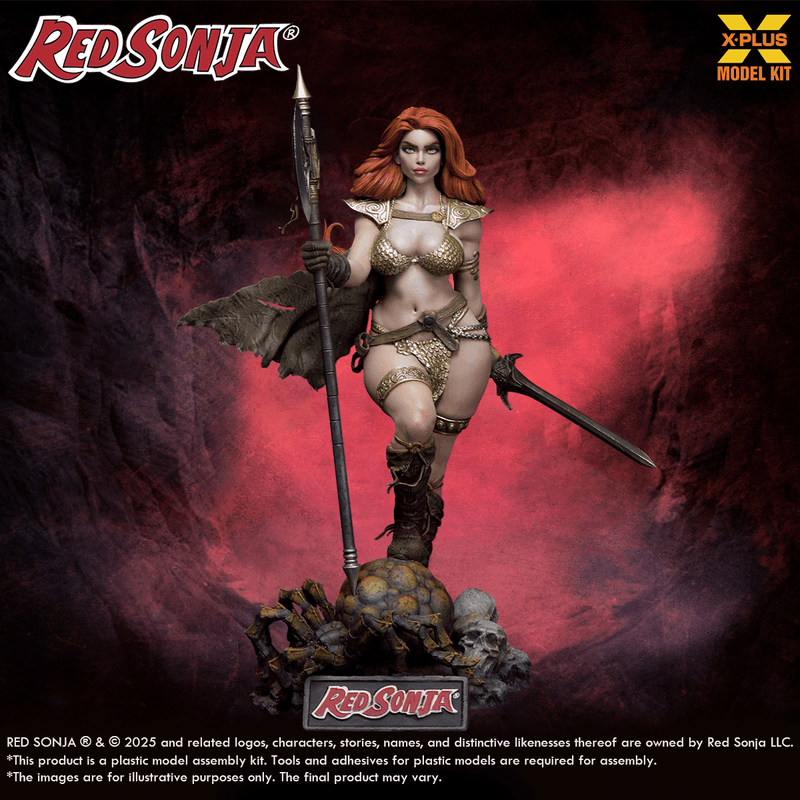 1/8 Scale Red Sonja Plastic Model Kit