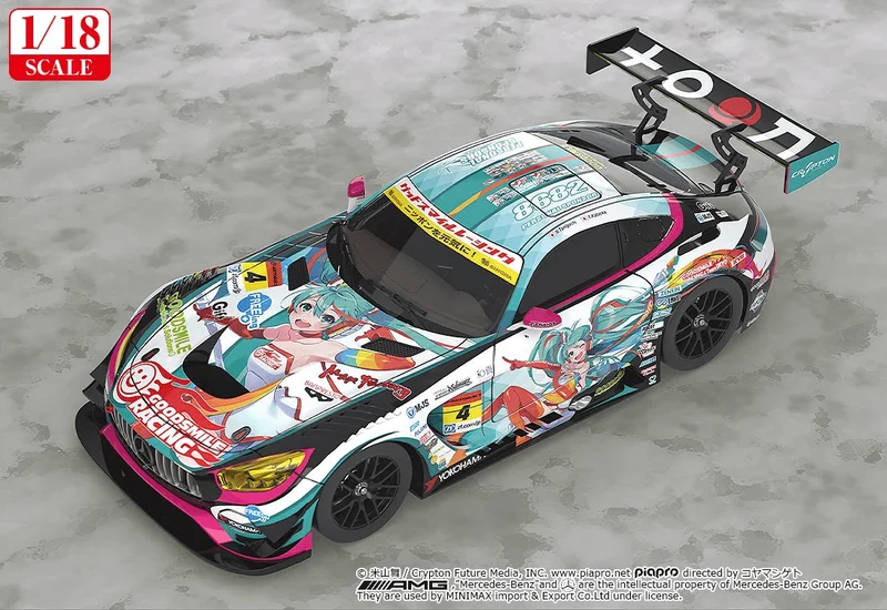 GoodSmile Racing 1/18th Scale Good Smile Hatsune Miku AMG 2016 SUPER GT Ver. - Hatsune Miku GT Project