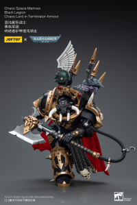 Chaos Space Marines Black Legion Chaos Lord in Terminator Armour 8