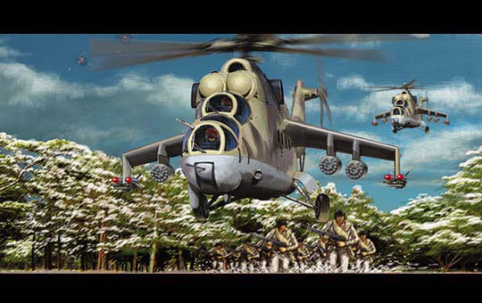 BATTLE ROTOR: 1/100 Mil-24 HIND