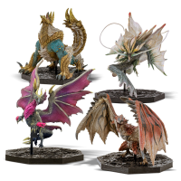 CAPCOM FIGURE BUILDER CUBE MONSTER HUNTER (Rathalos/Zinogre/ Malzeno/Amatsu) (Box of 4) 2