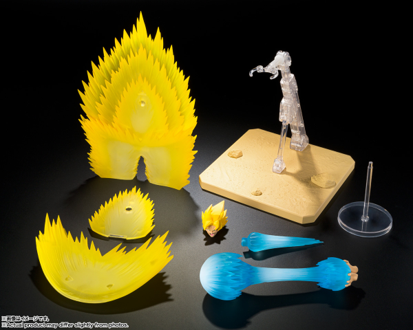 SUPER SAIYAN SON GOKU’S EFECT PARTS SET-TELEPORT KAMEHAMEHA- "DRAGON BALL Z", TAMASHII NATIONS S.H.Figuarts