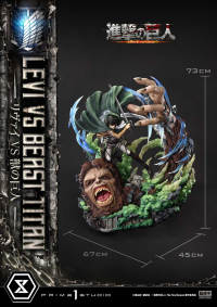 Ultimate Premium Masterline  TV animation Attack On Titan  Levi versus Beast Titan 38
