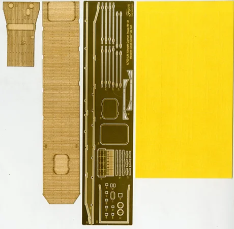 Fujimi [G-up No126] 1/700 Genuine Wood Deck Seal for IJN Aircraft Carrier Ryujo After First Upgrade - Kit Accessories