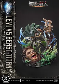 Prime 1 Studio Ultimate Premium Masterline  TV animation Attack On Titan  Levi versus Beast Titan - Attack on Titan - photo 43