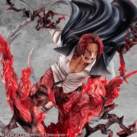 MegaHouse Portrait.Of.Pirates ONE PIECE “SA-MAXIMUM” Leader of Red Hair Pirates Red-Haired Shanks Kamusari - ONE PIECE - photo 15
