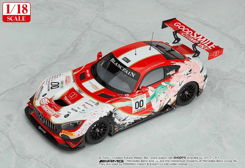 GoodSmile Racing 1/18th Scale Good Smile Hatsune Miku AMG 2017 SPA24H ver. - Hatsune Miku GT Project