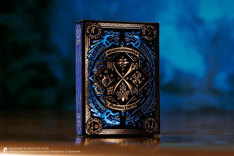 Room One Cards Monster Hunter Playing Cards - Collectors Edition Blue - Monster Hunter