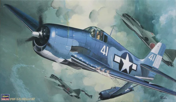 Hasegawa [ST7] 1:32 F6F-3/5 HELLCAT - Scale Kits