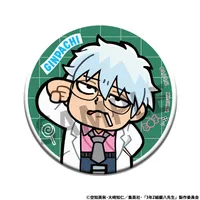 MegaHouse 3-Z Ginpachi Sensei x Okawabukubu the Youth Metal Badge Collection - Gintama - photo 3
