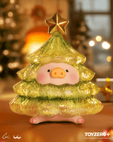 LuLu the Piggy - XL Sparkling Christmas Tree (Gold Green) 9