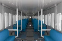 PLUM PMOA Semi-cross seat interior set A (blue) - Mobile Suit Gundam - photo 7
