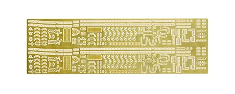 Fujimi [TOKU-55 EX-101] 1/700 Photo-Etched Parts for IJN Destroyer Shiratsuyu Class (w/Ship Name Plate) - Kit Accessories