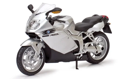 Aoshima 1/12 TOYABI DIECAST MOTORCYCLE: 1/12 BMW K1200S (Silver) - Scale Kits