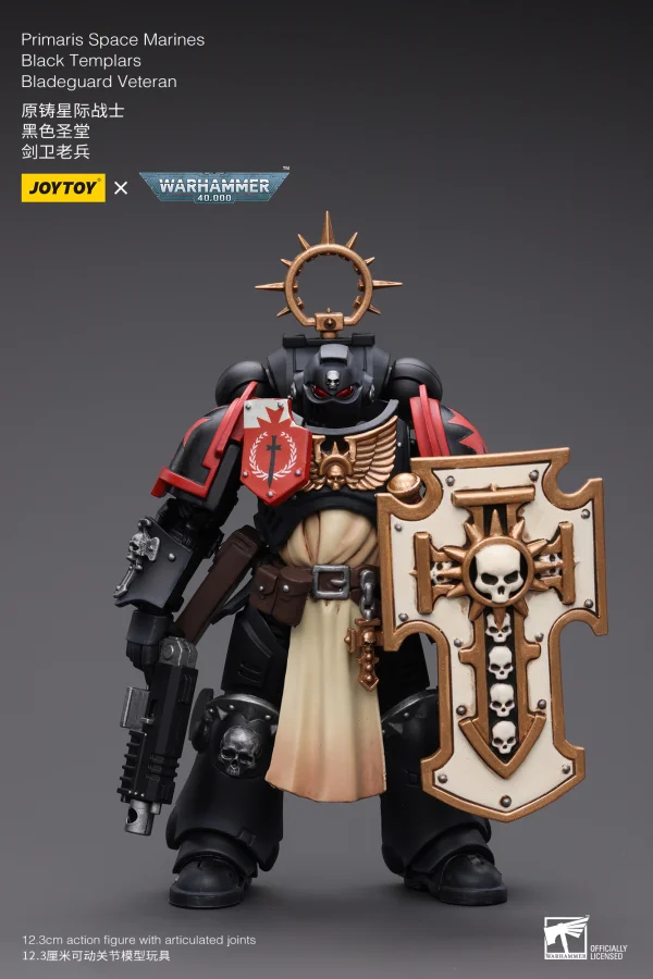 JOYTOY Primaris Space Marines Black Templars Bladeguard Veteran - Warhammer 40K