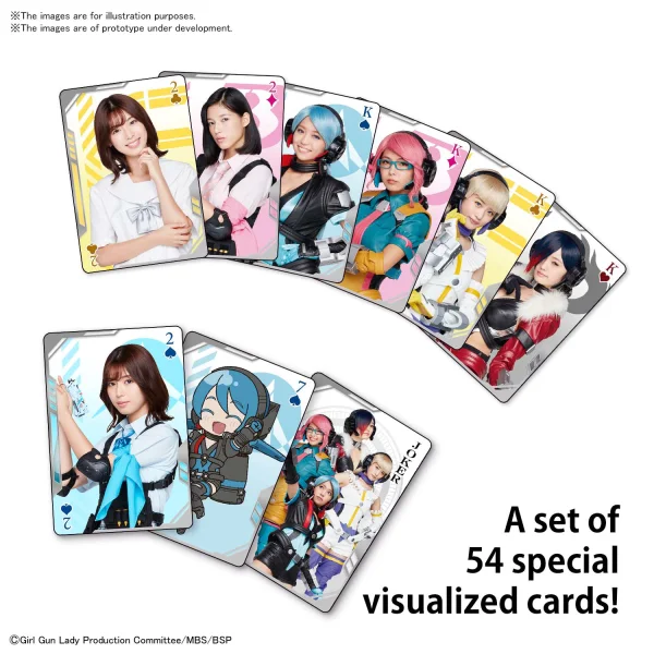 BANDAI HOBBY GIRL GUN FIGHT CARD TRUMP - Girl Gun Lady