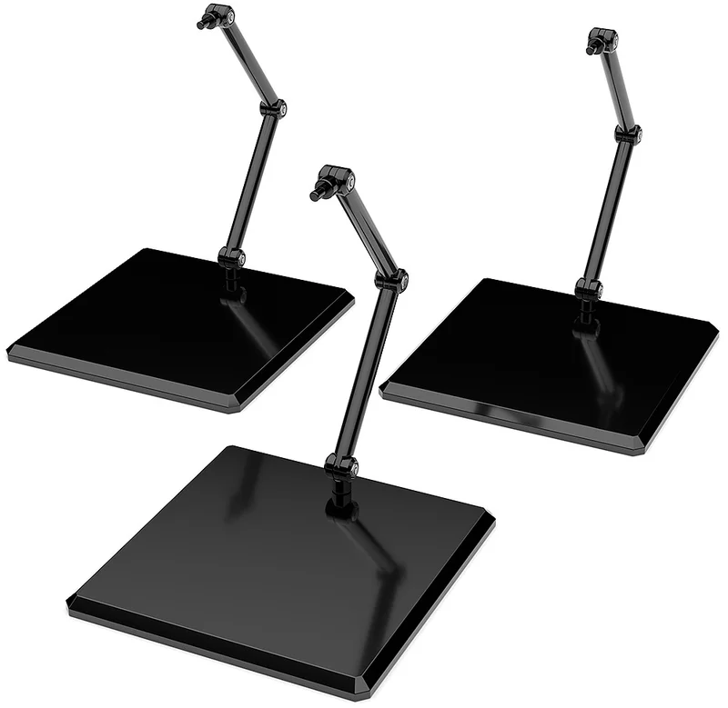 GOOD SMILE COMPANY The Simple Stand x3 Black (for Figures & Models) - Figure Accessories