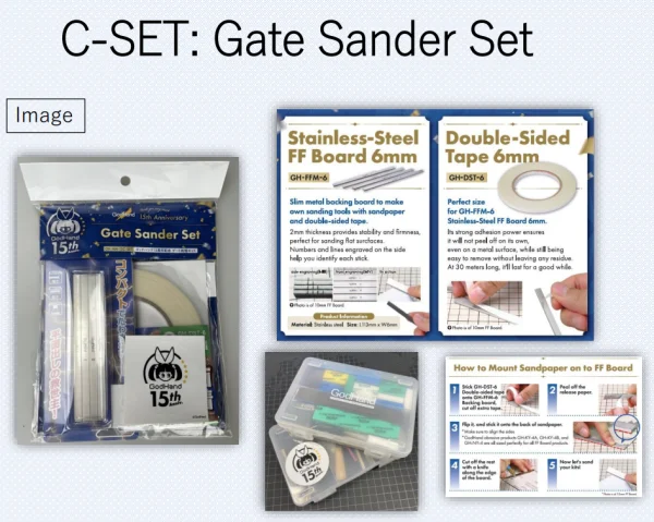 GodHand GodHand 15th Anniversary Gate Sander Set - Tools
