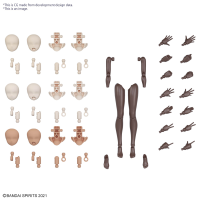 30MS OPTION BODY PARTS ARM PARTS & LEG PARTS [BROWN] 1