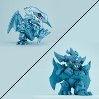 MegaHouse MEGATOON Yu-Gi-Oh！ Blue Eyes White Dragon＆Obelisk the Tormentor set 【with gift】 - Yu-Gi-Oh! - photo 4