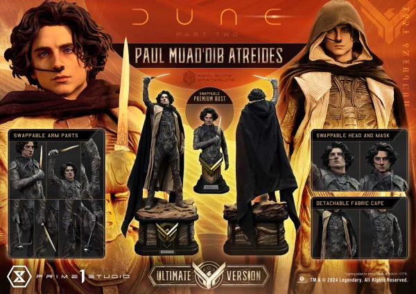 Prime 1 Studio Real Elite Masterline Dune: Part Two (Film) Paul Atreides Ultimate Version - Dune
