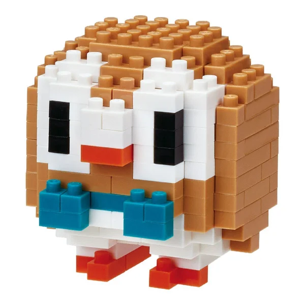 Kawada Rowlet "Pokémon", Nanoblock Pokémon Series (Box/12) - Pokémon