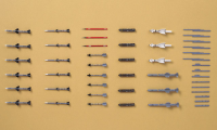 [X72-9] 1:72 AIRCRAFT WEAPONS V : U.S. MISSILES AND LAUNCHER SET 2