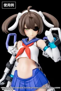 KOTOBUKIYA MEGAMI DEVICE M.S.G 04 FACE SET Chaos & Pretty SKIN COLOR A - Megami Device - photo 5