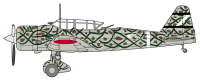 1/72  Mitsubishi Ki51 TYPE 99 ASSAULT/TACTICAL RECON. PLANE (SONIA) w/STARTER TRUCK 1