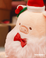 LuLu the Piggy Christmas - Lovely Snowball Lu Plush Keychain (Pink ver.) 2