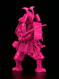 PLAMAX 1/12 Kamakura Period Armored Warrior: Pink Color Edition 1