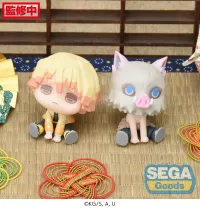 SEGA QyuruMe "Demon Slayer: Kimetsu no Yaiba" Mini Figure "Zenitsu Agatsuma & Inosuke Hashibira" (EX) - Demon Slayer: Kimetsu no Yaiba - photo 2