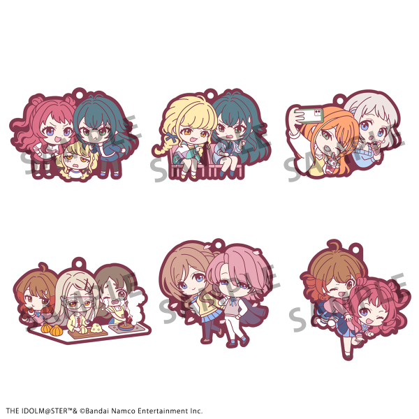 Rubber Mascot Buddycolle Gakuen IDOLM＠STER (6pc per box)