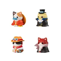 MegaHouse MEGA CAT PROJECT  NyanPieceNyan! Vol.1- I’m gonna be king of Paw-rates !! (1pc) - ONE PIECE - photo 3