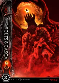 Prime 1 Studio Legacy Art "Kentaro Miura"  Berserk  Guts & Casca - Berserk - photo 12