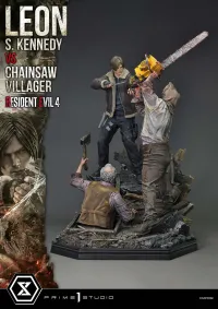 Prime 1 Studio Ultimate Premium Masterline Resident Evil 4 Leon S. Kennedy versus Chainsaw Villager - Video Games - photo 37