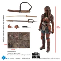 HIYA TOYS Exquisite Mini Series 1/18 Scale The Walking Dead Michonne Action Figure - The Walking Dead - photo 15