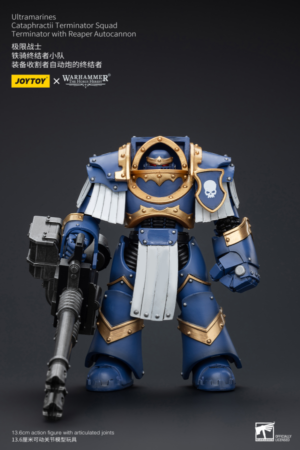 Ultramarines Cataphractii Terminator Squad Terminator with Reaper Autocannon