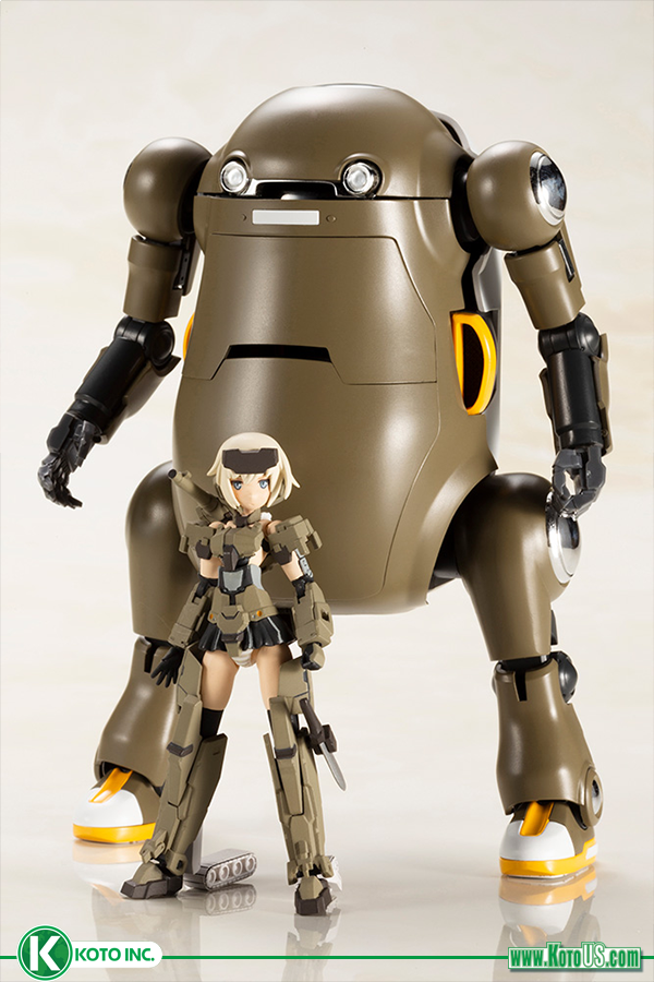 FRAME ARMS GIRL GOURAI with 20 MechatroWeGo "BROWN" HANDSCALE GIRL