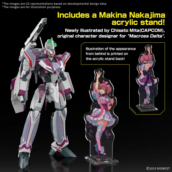 BANDAI HOBBY HG 1/100 VF-31C SIEGFRIED (MIRAGE FARINA JENIUS USE) Deluxe Set - Macross